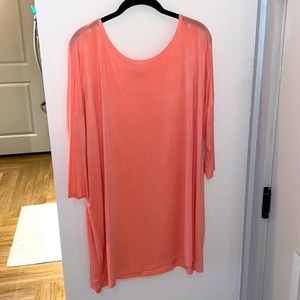 Coral Medium Piko Dress